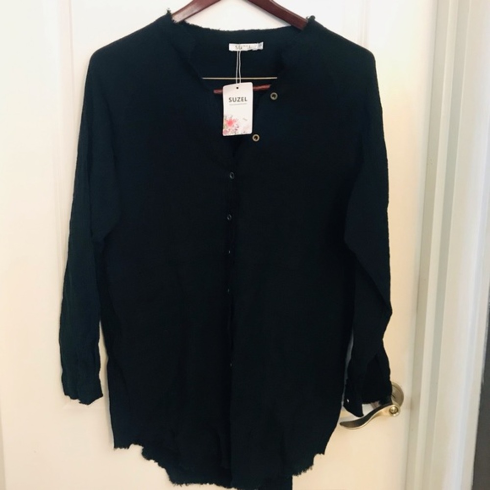 Suzel Black blouse Size S
